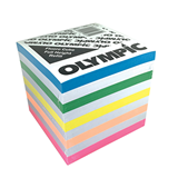 Memo Cube Fluoro Refill 97x97mm 1000 Sheets Pastel Colours